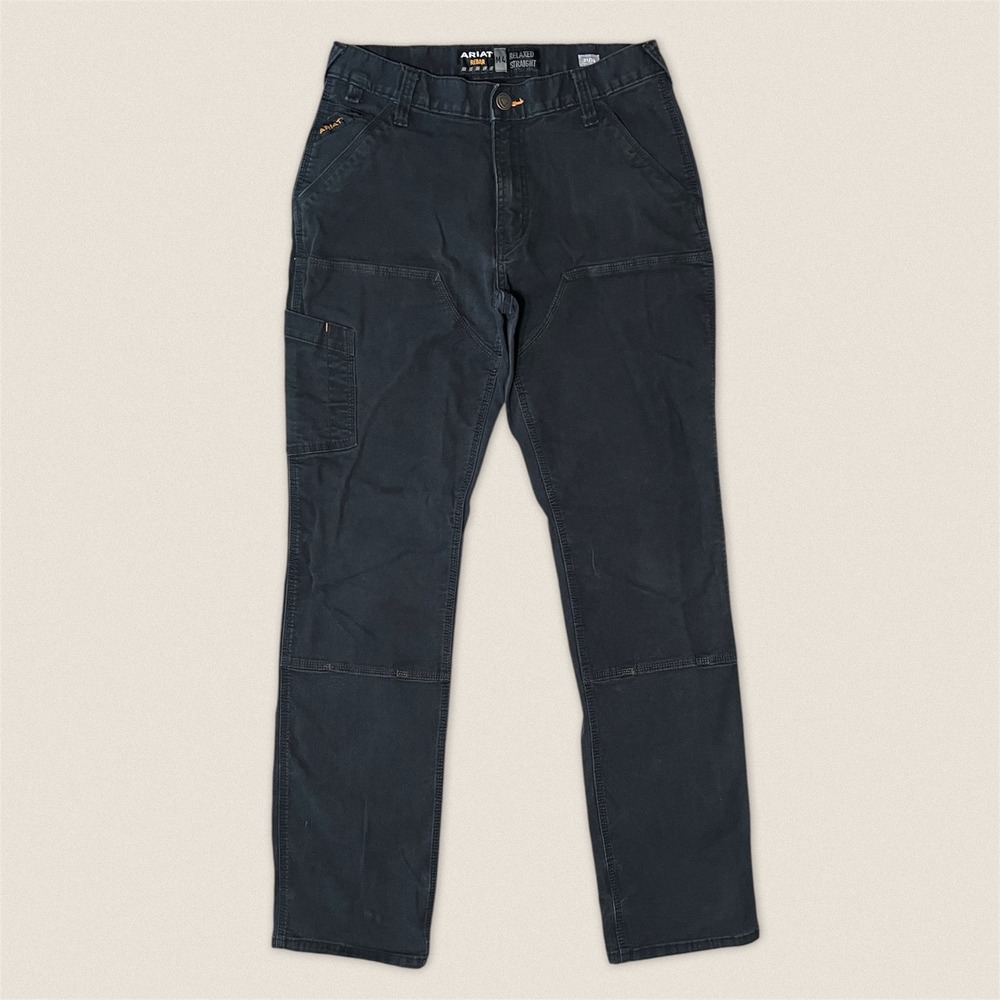 Ariat Rebar M4 Work Pants Mens 31x36 Black Relaxed Straight Utility
